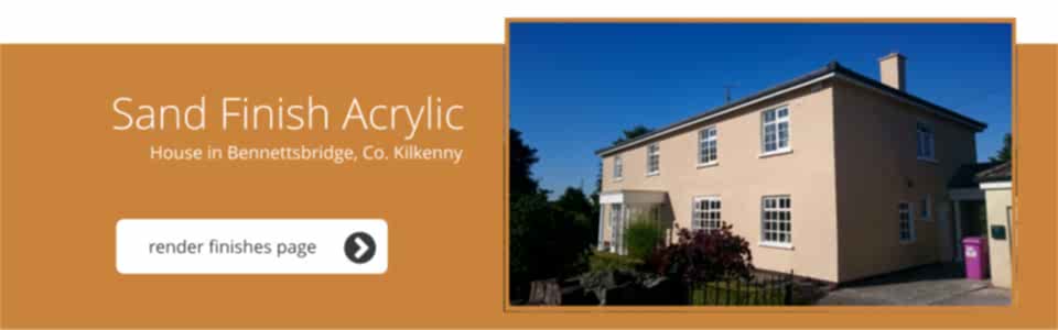House in Bennettsbridge, Co. Kilkenny - Sand Finish Acrylic