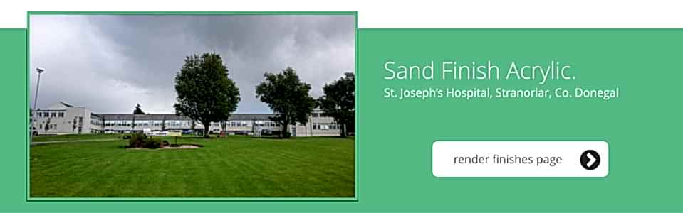 St. Joseph's Hospital, Stranorlar, Co. Donegal - Sand Finish Acrylic