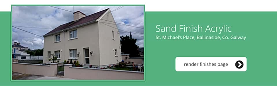 St. Michael's Place, Ballinsloe, Co. Galway - Sand Finish Acrylic