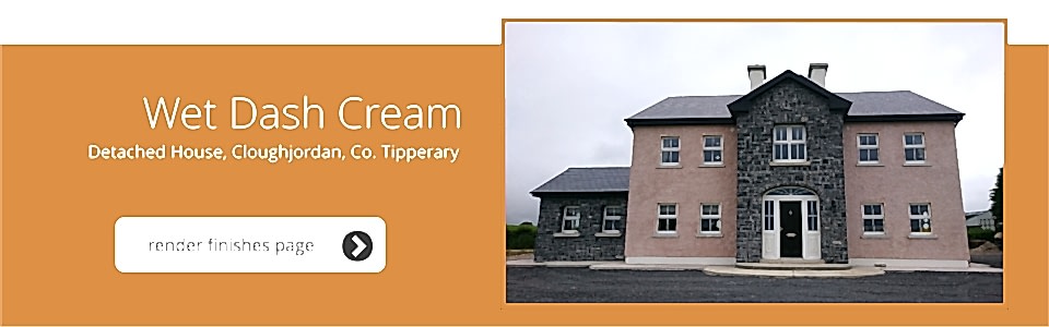 Detached House, Coughjordan, Co. Tipperary - Wet Dash Cream